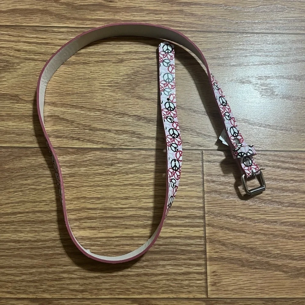y2k Peace Sign Girl’s Belt